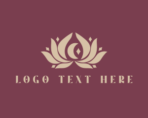Rejuvenating - Luxury Spa Lotus logo design