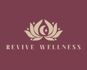 Rejuvenating - Luxury Spa Lotus logo design