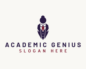 Professor - Human Resource Tuxedo logo design