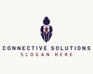 Associate - Human Resource Tuxedo logo design