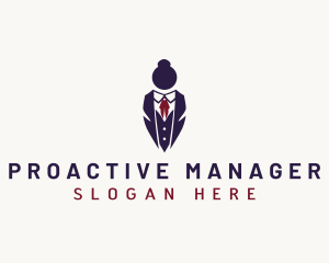 Manager - Human Resource Tuxedo logo design