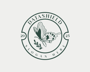 Floral Beauty Butterfly Logo