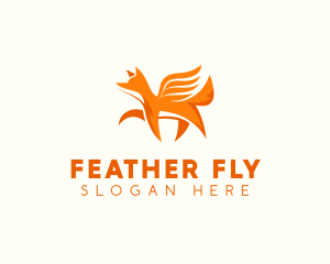 Flying Fox Wing logo design