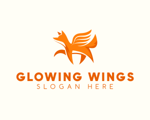 Flying Fox Wing logo design