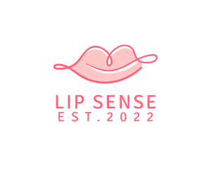 Kissable Lips Cosmetics  logo design