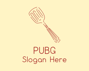 Red Cooking Spatula  Logo