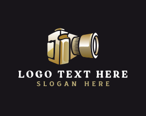 Luxury Camera Photographer Logo