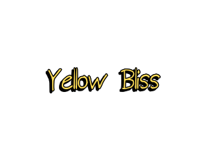 Yellow Handwritten Font logo design