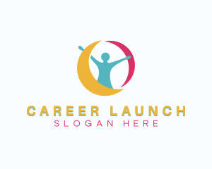 Career - Coach Leadership Career logo design