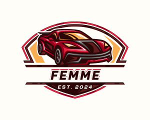 Race Car Detailing logo design