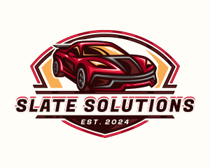 Race Car Detailing logo design