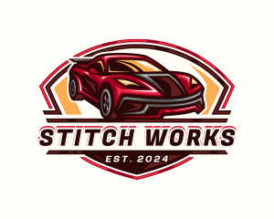 Race Car Detailing logo design