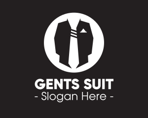 Menswear Suit & Tie logo design