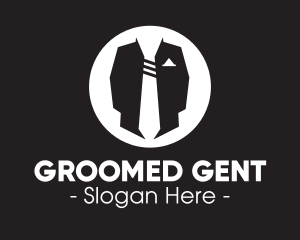 Groom - Menswear Suit & Tie logo design