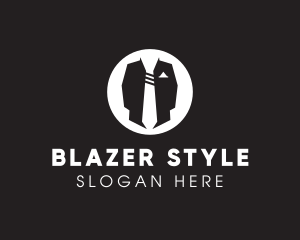 Menswear Suit & Tie logo design