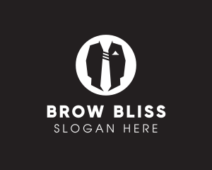 Menswear Suit & Tie logo design