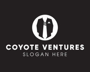 Menswear Suit & Tie logo design