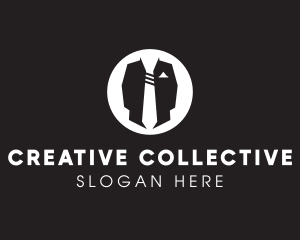 Menswear Suit & Tie logo design