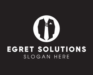 Menswear Suit & Tie logo design