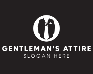 Menswear Suit & Tie logo design