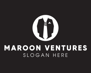 Menswear Suit & Tie logo design