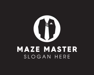 Menswear Suit & Tie logo design