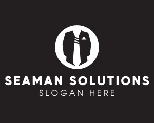 Menswear Suit & Tie logo design