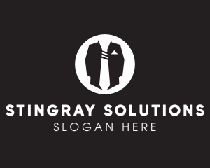 Menswear Suit & Tie logo design