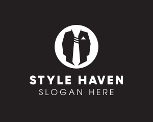 Menswear Suit & Tie logo design