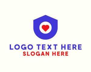 Love - Heart Shield Home Care logo design