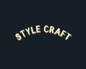 Retro Grunge Craft logo design