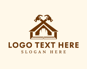 Construction - Home Builder Construction logo design