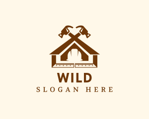 Construction - Home Builder Construction logo design