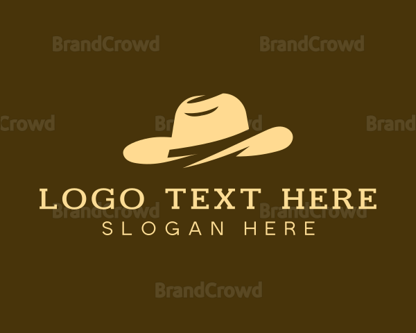 Cowboy Fashion Hat Logo