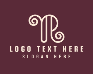 Event Styling - Retro Fashion Boutique Letter R logo design