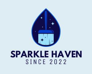 Glitter - Sanitize House Keeping Service logo design