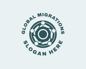 Human Global Organization logo design