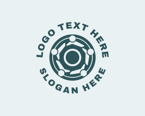 Green - Human Global Organization logo design