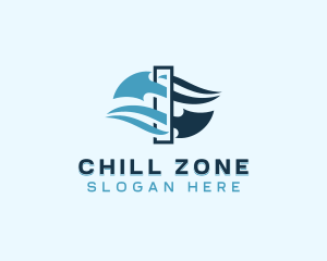 Cool - Cool Wind Ventilation logo design