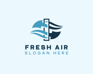 Cool Wind Ventilation logo design