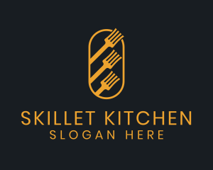 Kitchen Fork Eatery  logo design