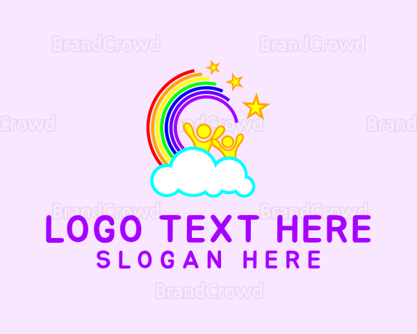 Kiddie Rainbow Star Logo