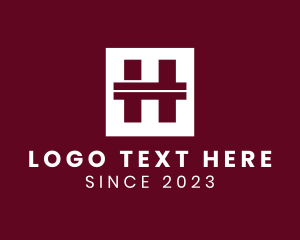 Signpost - Road Highway Letter H logo design
