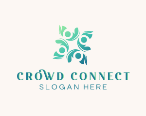 Crowd - Community People Organization logo design