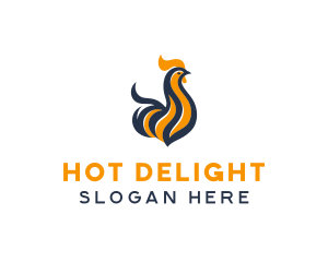 Hot Chicken Grill logo design