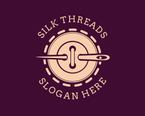 Needle Button Stitch logo design