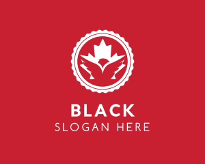 Office - Canadian Leaf Eagle logo design