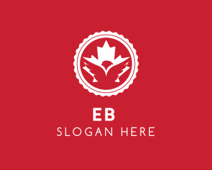 Office - Canadian Leaf Eagle logo design