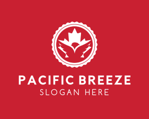 Vancouver - Canadian Leaf Eagle logo design