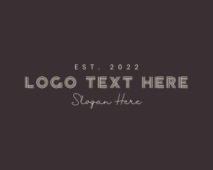 Text - Simple Fashion Boutique logo design
